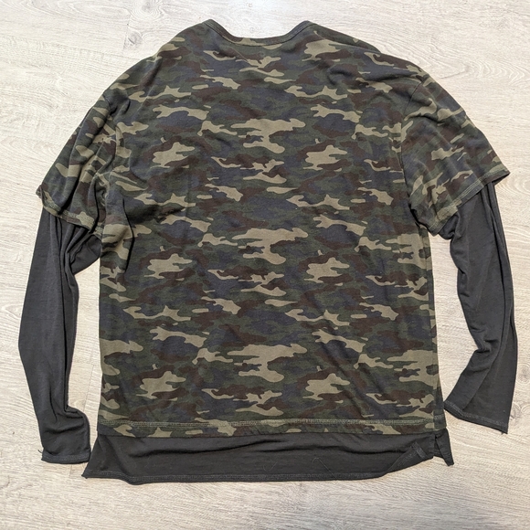 Amnesia Camo Layered Long-Sleeve - Picture 2 of 2